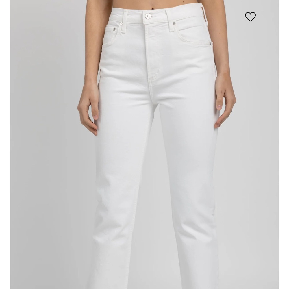 Citizens of Humanity Daphne Crop in white- sz 24. EUC!